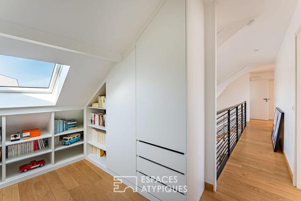 Entre ville et ciel ! L’horizon privé d’un duplex en dernier étage et sa terrasse monumentale à Enghien-les-Bains