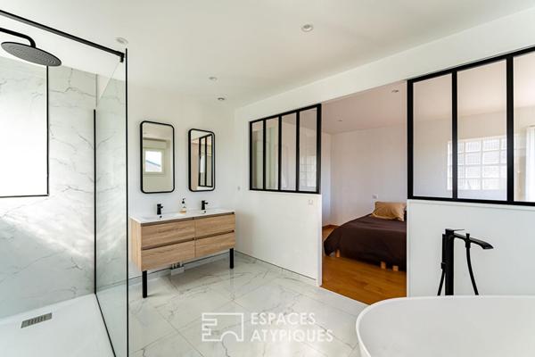 Entre ville et ciel ! L’horizon privé d’un duplex en dernier étage et sa terrasse monumentale à Enghien-les-Bains