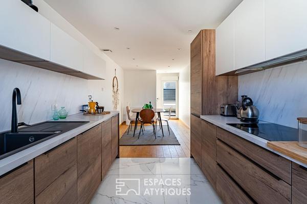 Entre ville et ciel ! L’horizon privé d’un duplex en dernier étage et sa terrasse monumentale à Enghien-les-Bains