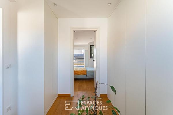 Entre ville et ciel ! L’horizon privé d’un duplex en dernier étage et sa terrasse monumentale à Enghien-les-Bains