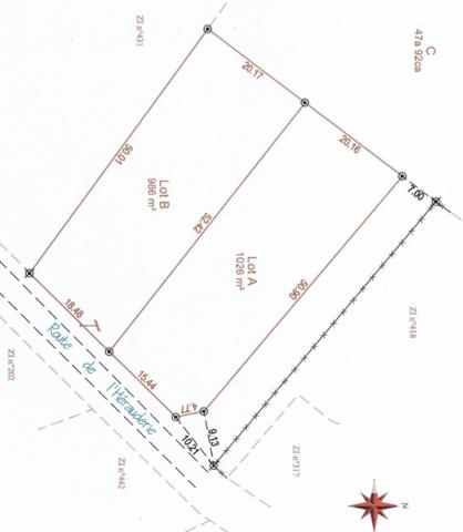 Terrain à vendre 986 m² Lencloître
