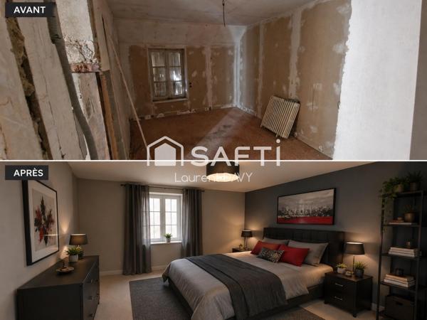 Maison à rénover - beau potentiel