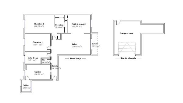 Appartement à vendre 4 pièces 85 m² Valence
