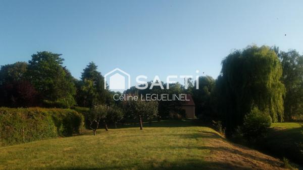 Terrain de charme avec rivière aux portes de Houdan