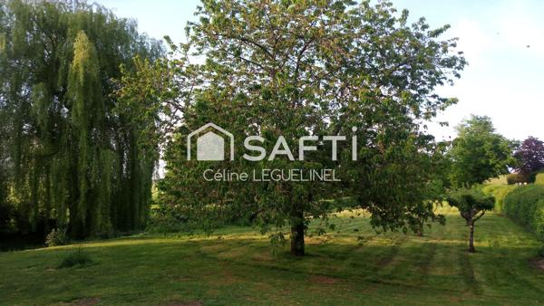 Terrain de charme avec rivière aux portes de Houdan