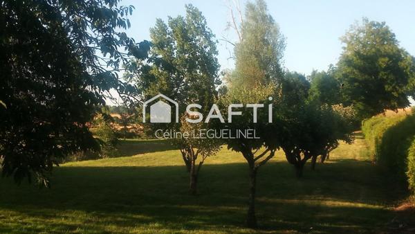 Terrain de charme avec rivière aux portes de Houdan