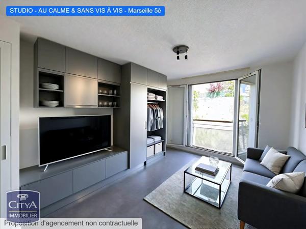 Appartement à vendre 1 pièce 20.32m² Marseille 5e Arrondissement (13005)