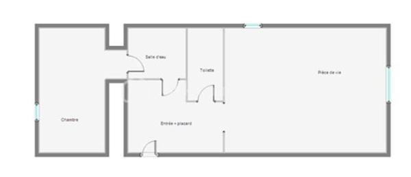 Appartement de 43,30 m²