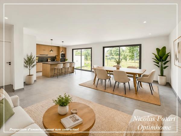 Maison NEUVE contemporaine 4 chambres avec jardin à 10 min de Compiègne