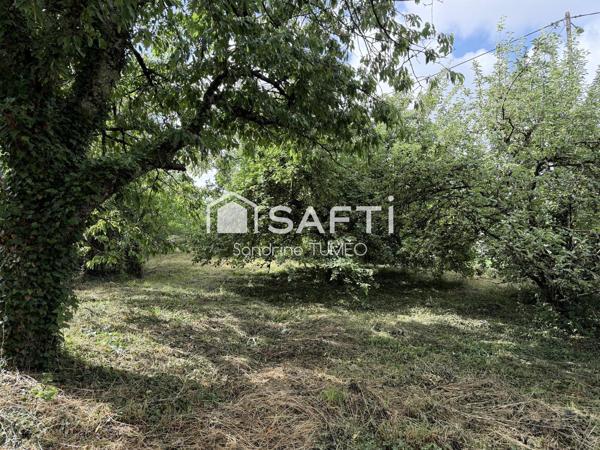 Terrain constructible de 1239 m² à Bersaillin