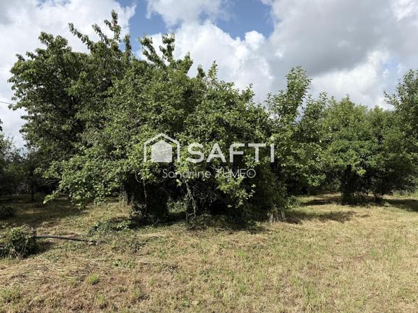 Terrain constructible de 1239 m² à Bersaillin