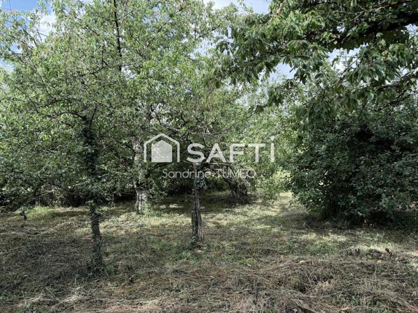 Terrain constructible de 1239 m² à Bersaillin