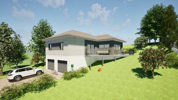 Terrain 821 m²  secteur calme et ensoleillé sur Sonnaz