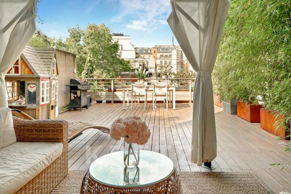 Parc Monceau, le charme haussmannien avec terrasse