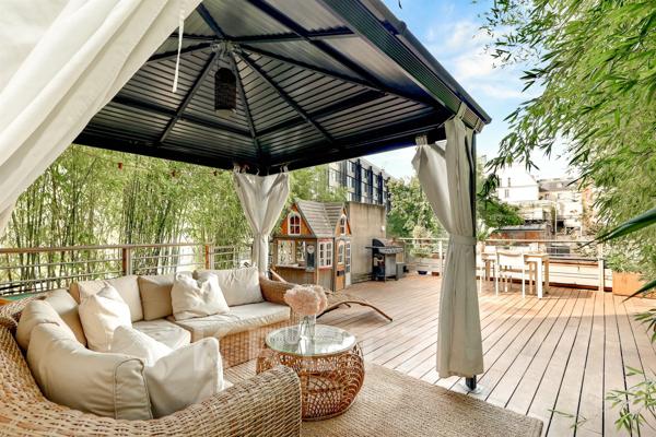 Parc Monceau, le charme haussmannien avec terrasse