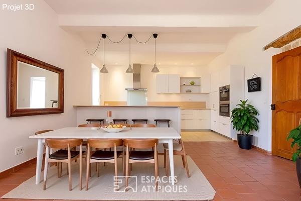 Mas authentique au coeur d’une oliveraie