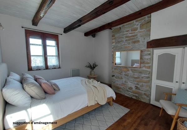 Maison de village de caractère avec 3 chambres terrasse et garage à St Constant - Fournoulès