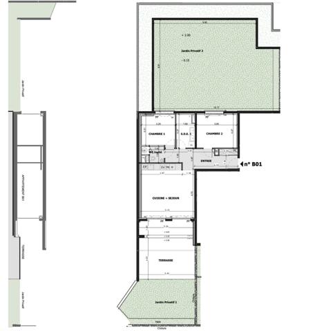 Programme Neuf à vendre - Appartement 3 pièces avec vue mer à Èze