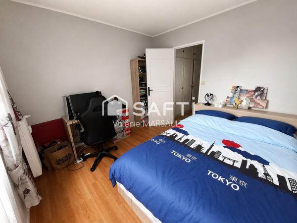 Appartement lumineux 3 pièces avec double cave