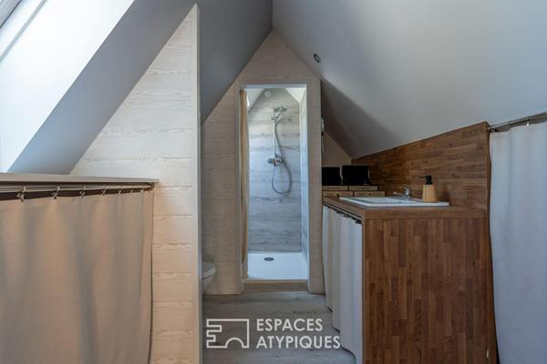 Maison cosy semi troglodyte
