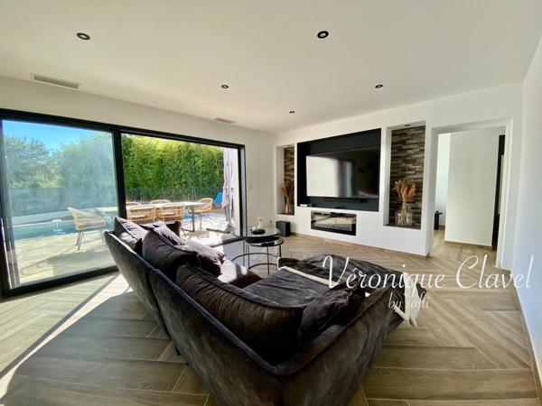 Villa contemporaine de 114m2 posée sur un terrain de 640m2