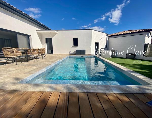 Villa contemporaine de 114m2 posée sur un terrain de 640m2