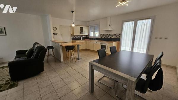 A vendre à CHAUNAY (86510), Un pavillon de plain-pied de 85m² au sein d'un terrain clos de 985m²