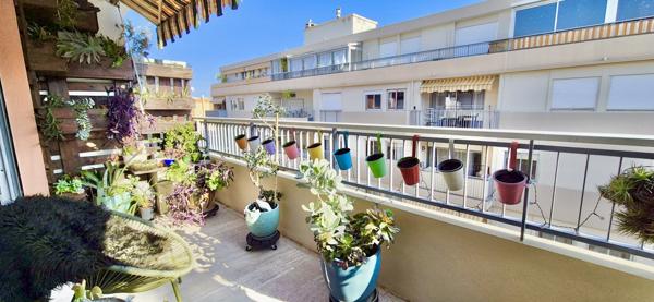 Vallauris (06220) LE GOLFE JUAN 3P 64 m2 Etage élevé et Garage