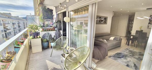 Vallauris (06220) LE GOLFE JUAN 3P 64 m2 Etage élevé et Garage