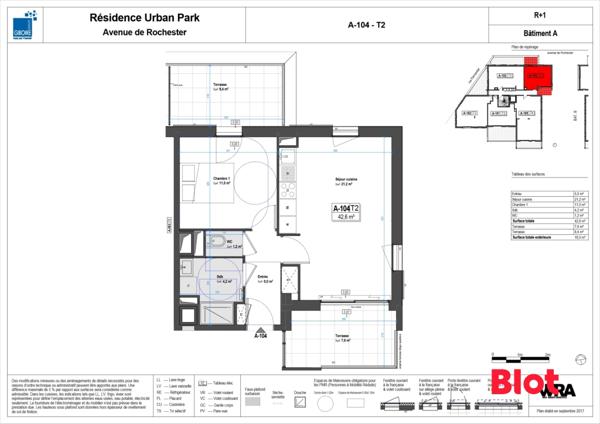 Appartement 2 pièce(s)