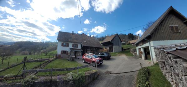 Soultzeren (68140) Exceptionnel : Maison + granges + garage + atelier sur 56,71 de terrain