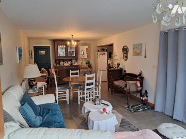 BOULOGNE SUR MER A VENDRE APPARTEMENT AVEC PARKING CAVE ET JARDIN