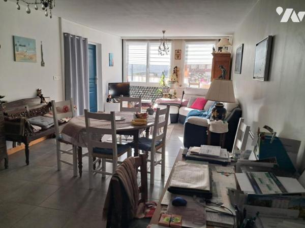 BOULOGNE SUR MER A VENDRE APPARTEMENT AVEC PARKING CAVE ET JARDIN