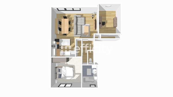 Appartement 3 pièces - 61 m²