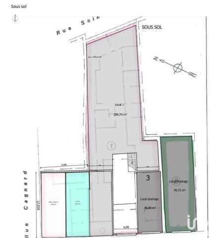 Murs commerciaux  à vendre 65 m² Amiens