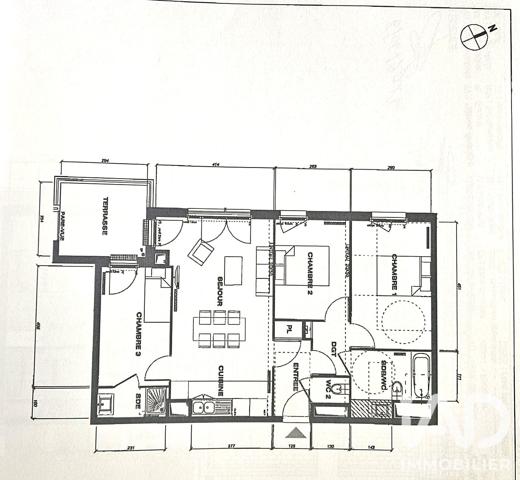Appartement à vendre 4 pièces 72 m² Montmagny