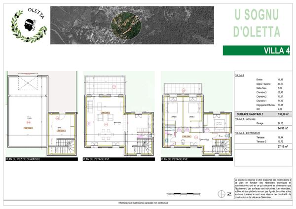 Programme U Sognu d'Oletta - Maison T4 avec garage