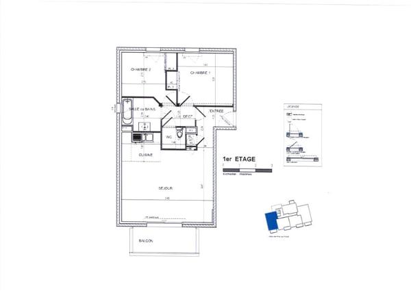 Appartement à vendre au bourg de Baden - T3 - ascenseur - terrasse - garage !