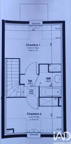 Appartement à vendre 3 pièces 55 m² Faremoutiers