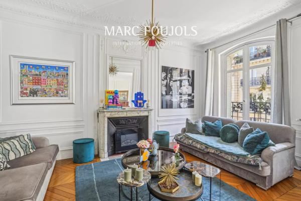 Paris XVI. Trocadéro. Appartement familial et de réception de 226m².