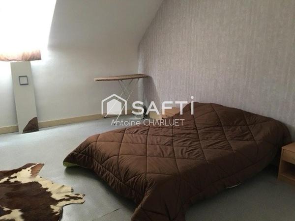 Local commercial + Appartement en plein coeur de ville