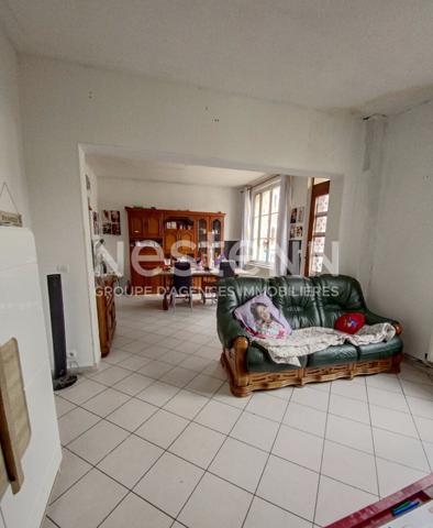 MAISON A VENDRE - TERGNIER (AISNE) - 6 PIECES - 4 CHAMBRES - 100 M² - GARAGE