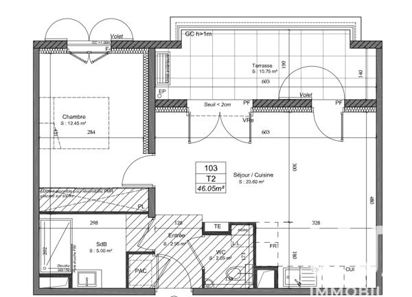 Appartement à vendre 2 pièces 45,95 m² Sarrians