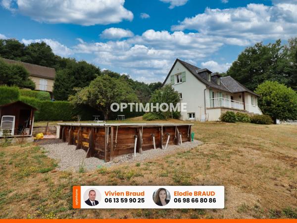 À vendre – Maison familiale de 140 m² – 4 chambres – Ydes (Nord Cantal 15)