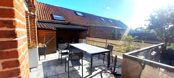 🏡 À vendre – Spacieux appartement T4 de 160 m² avec terrasse 48m² plein sud à Hem