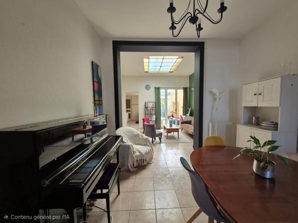 MAISON 4 chambres - grand jardin – accès METRO - Quartier FLOCON à TOURCOING.