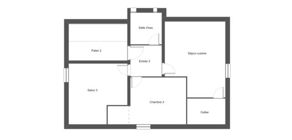 Maison Ugine 6 pièces  3 appartements 175 m2