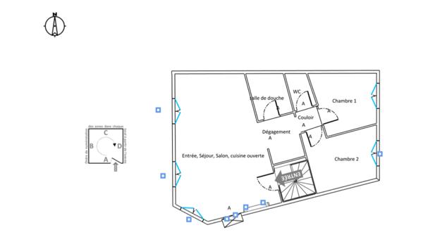 NUILLÉ-SUR-VICOIN – APPARTEMENT DE CHARME – LIBRE DE SUITE Détails des diagnostics énergétiques