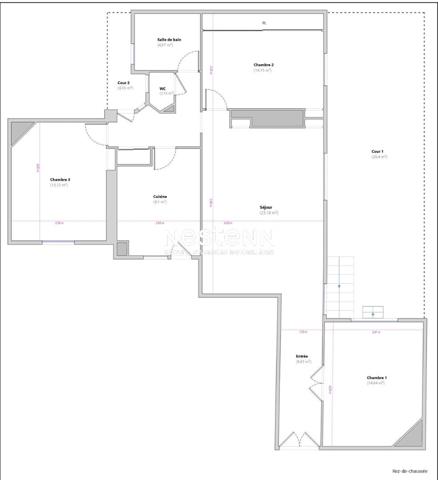 Nestenn - Paris 17eme - Appartement  - 4 pieces - 3 chambres - 96 m2 - Ternes -