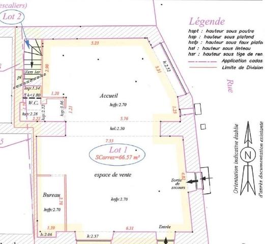 Immeuble à vendre 76 m² Saint-Victor-la-Coste